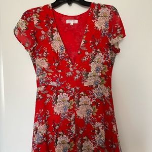 WYLDR red floral romper